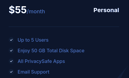 PrivacySafe Personal